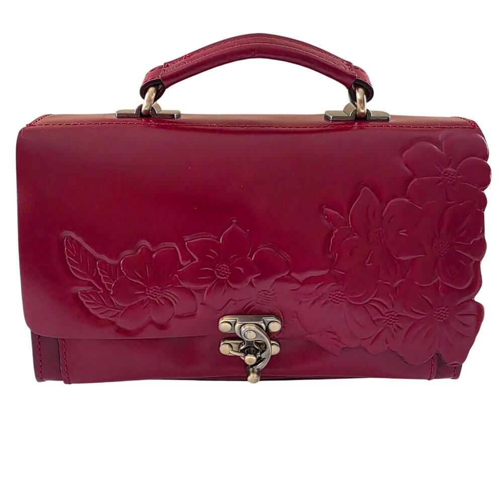 Patricia Nash Hand Cut Tooled Charonne Top Handel Bag NWT